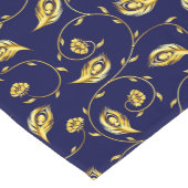 Chemin De Table Court Motif de Sari de paon (Coin)