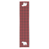 Chemin De Table Court Motif de table Bear Buffalo Check (Devant)