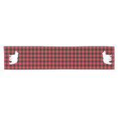 Chemin De Table Court Motif de table Bear Buffalo Check (Horizontal)