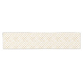 Chemin De Table Court Motif de tableau de bord blanc moderne (Horizontal)