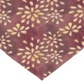 Chemin De Table Court Motif de tournesol rouille et jaune (Coin)