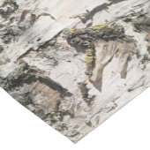 Chemin De Table Court Motif d'écorce de bouleau (Coin)