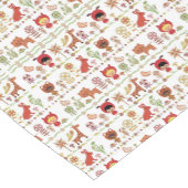 Chemin De Table Court Motif d'enfant et d'animaux (Coin)