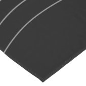 Chemin De Table Court Motif d'Halloween gris noir (Coin)