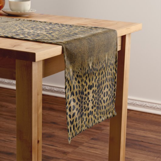 Chemin De Table Court Motif d'impression Cheetah (In Situ)