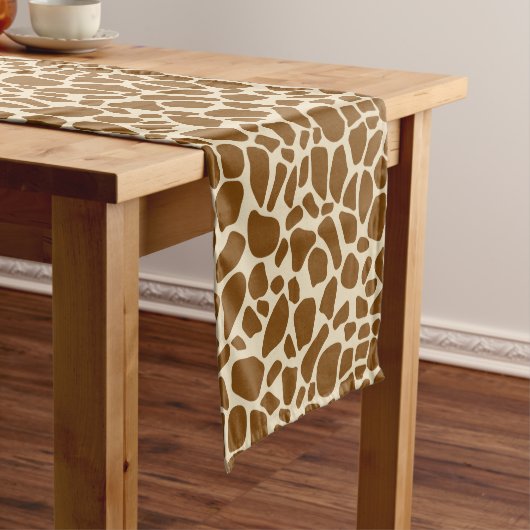 Chemin De Table Court Motif d'impression Giraffe (In Situ)