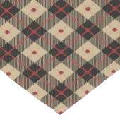 Chemin De Table Court Motif d'impression Red Black Buffalo (Coin)