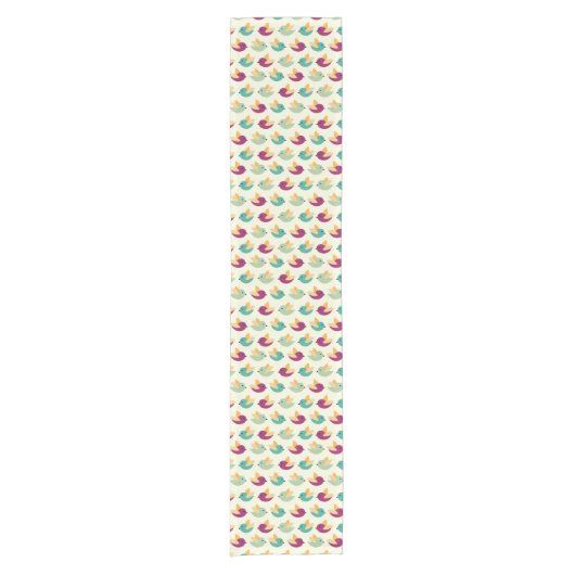 Chemin De Table Court Motif d'oiseaux (Devant)