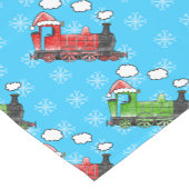 Chemin De Table Court Motif du train à vapeur Christmas (Coin)