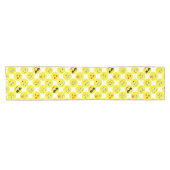 Chemin De Table Court Motif Emoji Jaune (Horizontal)