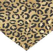 Chemin De Table Court Motif Empreinte de léopard sauvage et exotique (Coin)
