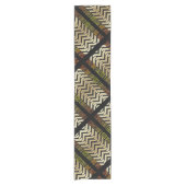 Chemin De Table Court Motif en tissu de boue africain (Devant)