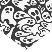 Chemin De Table Court Motif fantôme noir et blanc (Coin)