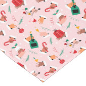 Chemin De Table Court Motif Festif des Mains de Vacances (Coin)