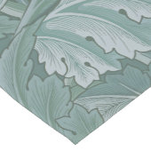 Chemin De Table Court Motif feuille d'acanthe bleu sarcelle de William M (Coin)