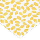 Chemin De Table Court Motif Feuille de couleur d'eau jaune moutarde (Coin)