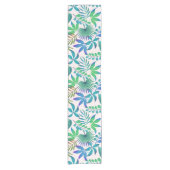 Chemin De Table Court Motif feuille tropical (Devant)