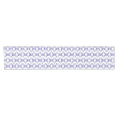 Chemin De Table Court Motif final bleu (Horizontal)