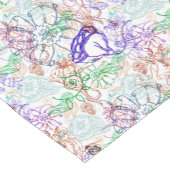 Chemin De Table Court Motif floral 13 (Coin)