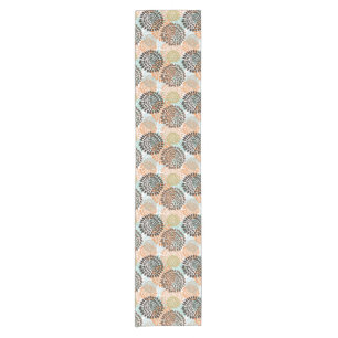 Chemin De Table Court Motif floral 14