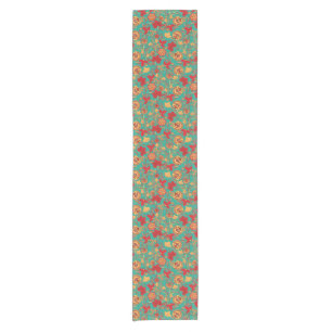 Chemin De Table Court Motif floral 2 2