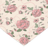 Chemin De Table Court Motif floral 5 2 (Coin)