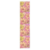 Chemin De Table Court Motif floral Art victorien rose (Devant)