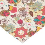 Chemin De Table Court Motif floral dans le rétro style 4 (Coin)