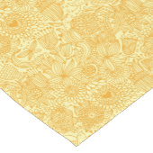 Chemin De Table Court Motif floral d'été dans des couleurs chaudes (Coin)