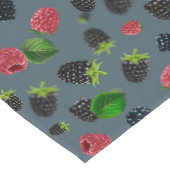 Chemin De Table Court Motif framboise 2 (Coin)