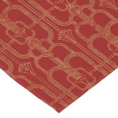 Chemin De Table Court Motif géométrique Art déco (Coin)