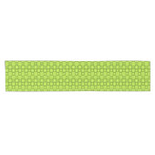 Chemin De Table Court Motif géométrique MCM rétro Chartreuse (Horizontal)