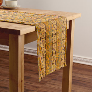 Chemin De Table Court Motif géométrique tribal africain ethnique