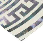 Chemin De Table Court Motif grec circulaire de méandre - clé grecque (Coin)