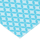 Chemin De Table Court Motif/impression bleu forme diamant (Coin)