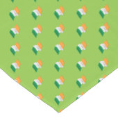 Chemin De Table Court Motif irlandais de drapeau (Coin)