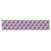 Chemin De Table Court Motif japonais Iris violet (Horizontal)
