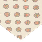 Chemin De Table Court Motif Mandala Zigzag (Coin)