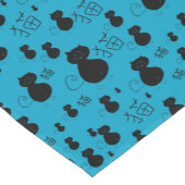 Chemin De Table Court Motif mignon de minou (Coin)