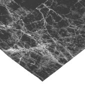 Chemin De Table Court Motif moderne noir et blanc de marbre de Faux (Coin)