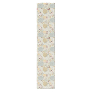 Chemin De Table Court motif montrant le jardin bouclé