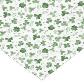 Chemin De Table Court Motif mou de shamrock d'aquarelle (Coin)