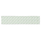 Chemin De Table Court Motif mou de shamrock d'aquarelle (Horizontal)