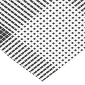 Chemin De Table Court Motif noir et blanc (Coin)