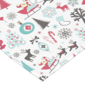 Chemin De Table Court Motif nordique de Noël (Coin)