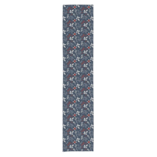 Chemin De Table Court Motif Nordique Hiver sans joint