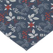 Chemin De Table Court Motif Nordique Hiver sans joint (Coin)