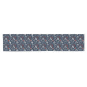 Chemin De Table Court Motif Nordique Hiver sans joint (Horizontal)