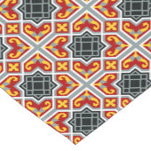 Chemin De Table Court Motif octogonal rouge de tuile de Barcelone (Coin)