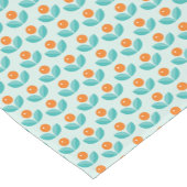 Chemin De Table Court Motif orange géométrique de style scandinave (Coin)